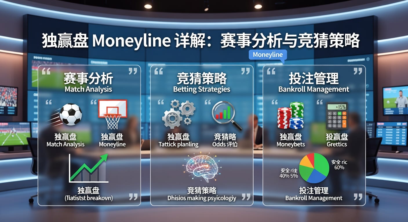 独赢盘 moneyline：投注技巧、赔率解读与实战判断