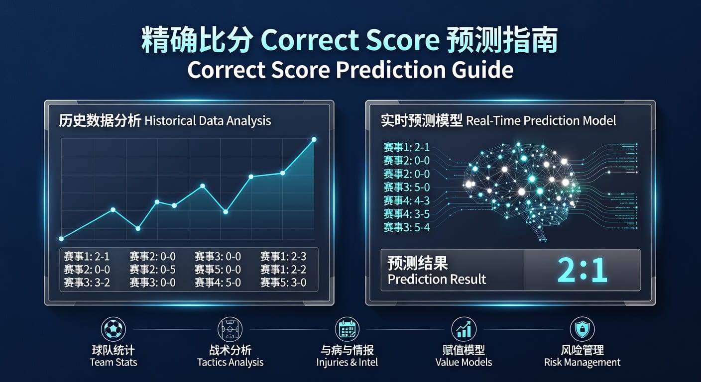精确比分 correct score：赛前到临场判断框架